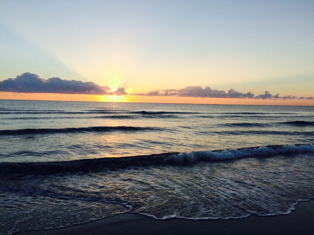 Stunning sunset on the beach near Delray Beach vacation rental